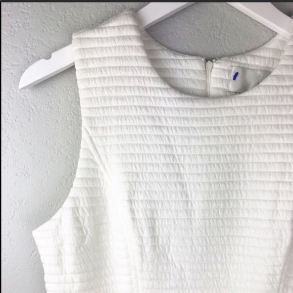 NWT J.O.A. Fit and Flare Dress- White - Picture 3 of 6